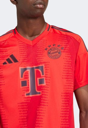 Camiseta Rojo-Negro adidas Performance FC Bayern Local 24/25