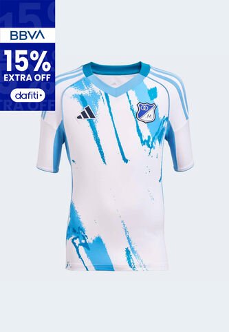 Camiseta Millonarios FC Visitante 2025 adidas Performance Blanco adidas Performance