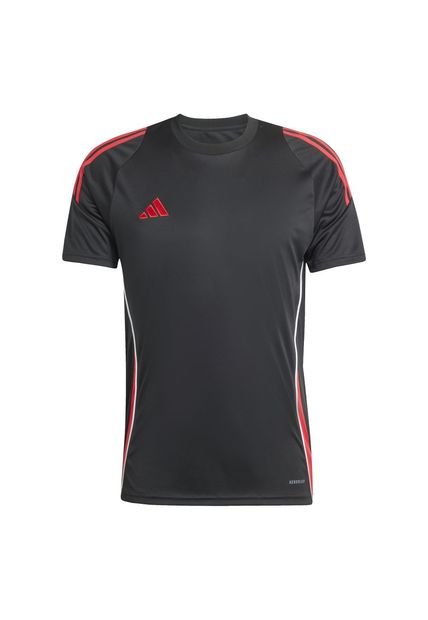 Adidas Performance Camiseta Adidas Hombre Tiro 24-Negro-Rojo Camiseta Adidas Hombre Tiro 24-Negro-Rojo