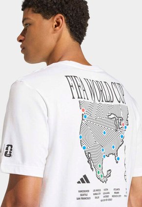 Camiseta adidas Sportswear FIFA WC MAP Blanco