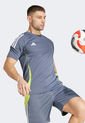 Camiseta Gris-Blanco-Amarillo Neón adidas Performance Tiro 24 de adidas Performance