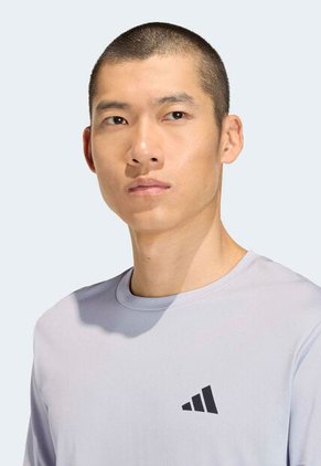 Camiseta adidas Performance Workout Essentials Base Gris