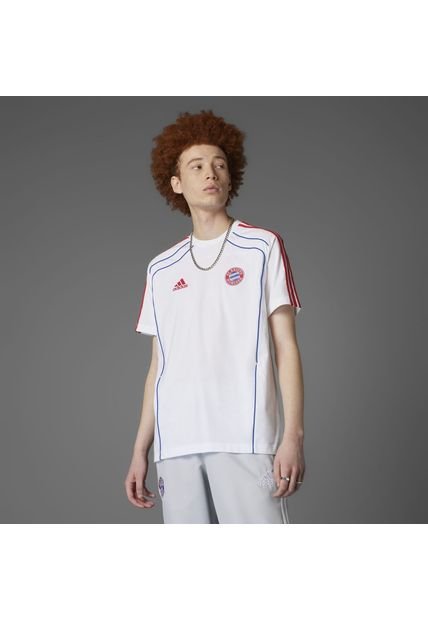 Adidas Performance Camiseta Adidas Hombre UBP FC Bayern- Blanco-Azul Camiseta Adidas Hombre UBP FC Bayern- Blanco-Azul