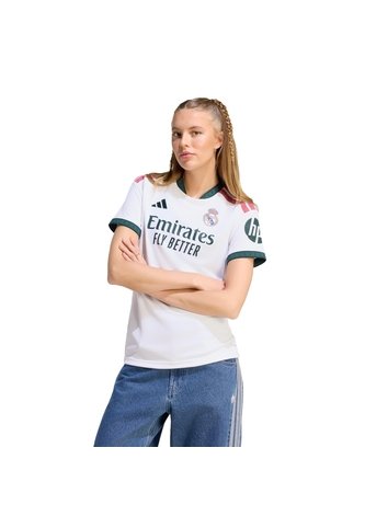 Camiseta Fútbol Blanca Adidas Local Real Madrid 26/27 Mujer adidas Performance