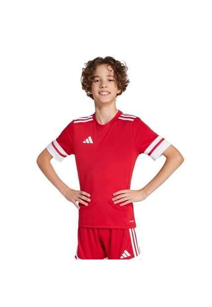 Camiseta Fútbol Roja Adidas Squadra 25 Niños