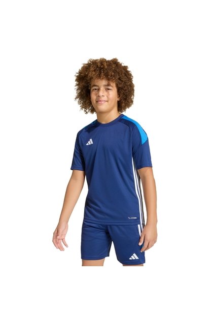 Camiseta Fútbol Azul Adidas Tiro26 Essentials Niños