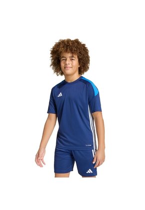 Camiseta Fútbol Azul Adidas Tiro26 Essentials Niños