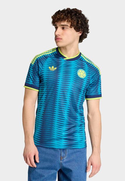 Camiseta Selección Colombia adidas Originals visitante 26 Azul