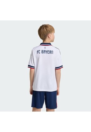 Camiseta Fútbol Blanca Adidas Visitante Fc Bayern 26/27 Niños
