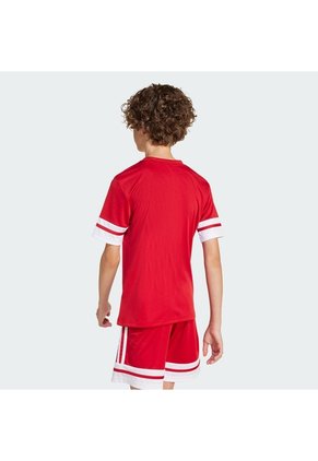 Camiseta Fútbol Roja Adidas Squadra 25 Niños