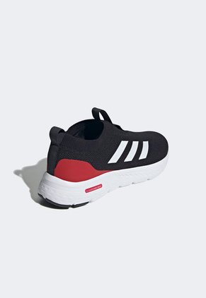 Tenis Walking Negro-Blanco-Rojo adidas Sportswear Cloudfoam Move Sock