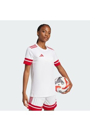 Camiseta Fútbol Blanca Adidas Squadra 25 Mujer