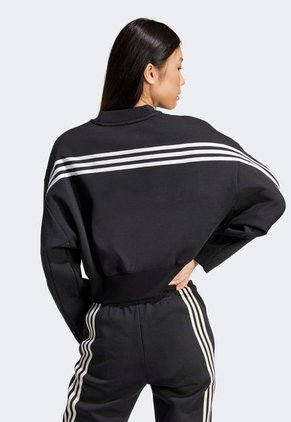 Buzo Negro-Blanco adidas Sportswear Future Icons 3 Rayas