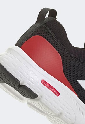 Tenis Walking Negro-Blanco-Rojo adidas Sportswear Cloudfoam Move Sock