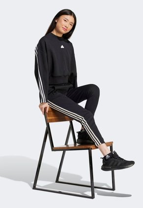 Buzo Negro-Blanco adidas Sportswear Future Icons 3 Rayas