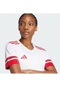 Camiseta Fútbol Blanca Adidas Squadra 25 Mujer de adidas Performance