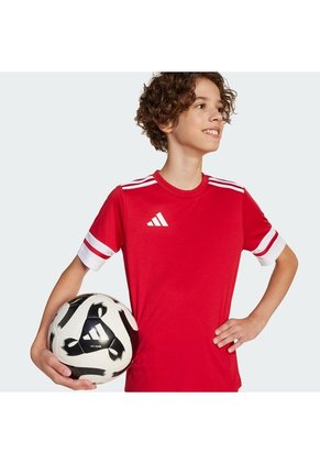 Camiseta Fútbol Roja Adidas Squadra 25 Niños