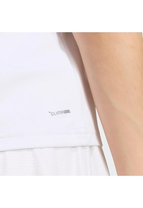 Camiseta Tenis Blanca Adidas Polo Climacool Mujer