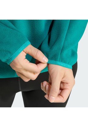 Buzo Running Verde Adidas Adi365 Essentials Winterized Mujer