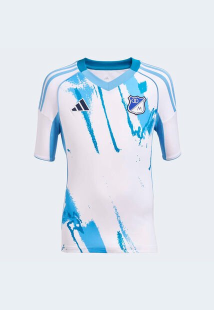 Camiseta Millonarios FC Visitante 2025 adidas Performance Blanco