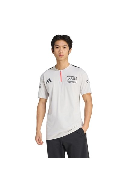 Camiseta Blanca Adidas Polo Audi Revolut F1 Team Engineers & Marketing Hombre