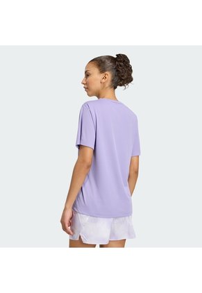Camiseta Running Morada Adidas Adi365 Essentials Brand Love Mujer