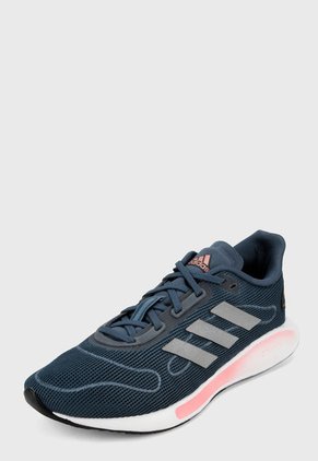 Tenis Running Azul-Blanco-Rosa adidas Performance Galaxar Run