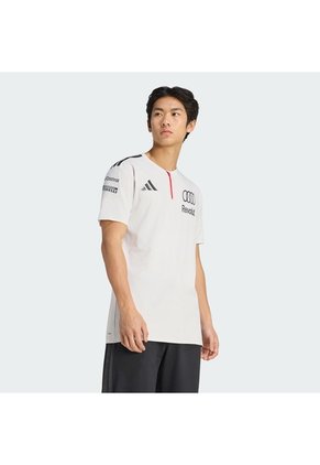 Camiseta Blanca Adidas Polo Audi Revolut F1 Team Engineers & Marketing Hombre