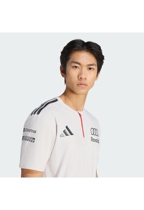 Camiseta Blanca Adidas Polo Audi Revolut F1 Team Engineers & Marketing Hombre