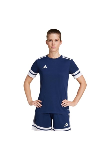 Camiseta Fútbol Azul Adidas Squadra 25 Mujer