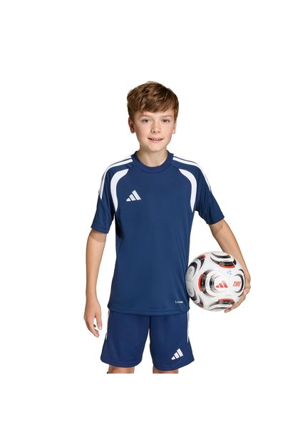 Camiseta Fútbol Azul Adidas Tiro26 League Niños