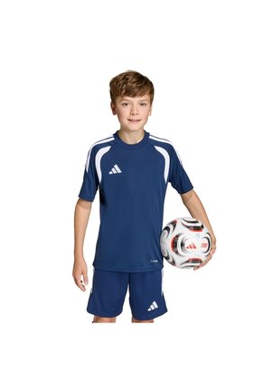 Camiseta Fútbol Azul Adidas Tiro26 League Niños