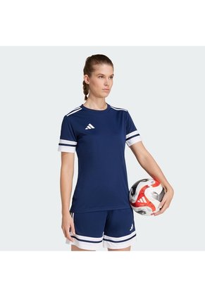 Camiseta Fútbol Azul Adidas Squadra 25 Mujer