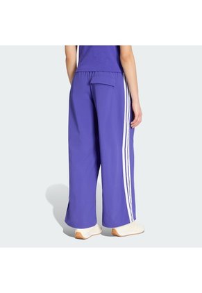 Pantalón Morado Adidas Essentials 3 Rayas Lifestyle Parachute Tejido Mujer