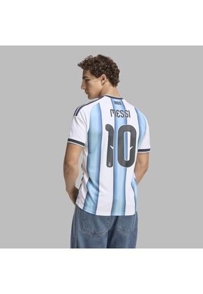 Camiseta Adidas Hombre Local Argentina  26 Messi - Azul