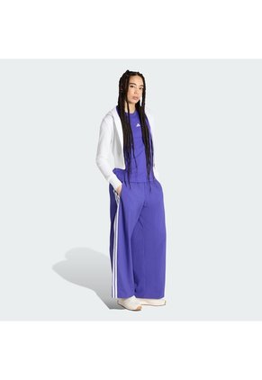 Pantalón Morado Adidas Essentials 3 Rayas Lifestyle Parachute Tejido Mujer