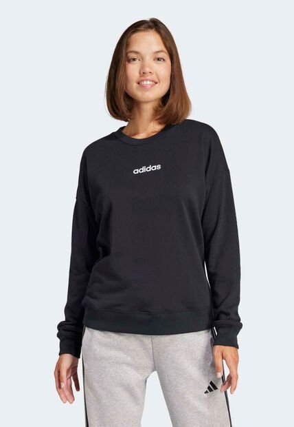 Buzo adidas Sportswear Essentials Linear Negro