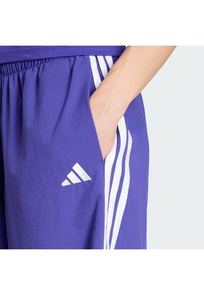 Pantalón Morado Adidas Essentials 3 Rayas Lifestyle Parachute Tejido Mujer