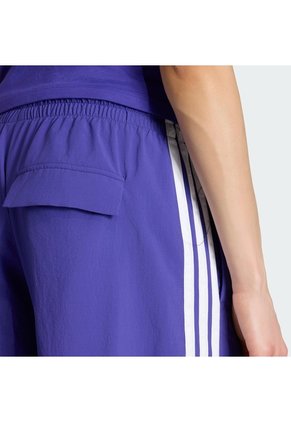 Pantalón Morado Adidas Essentials 3 Rayas Lifestyle Parachute Tejido Mujer