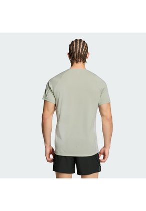 Camiseta Running Verde Adidas Adi365Breeze Hombre