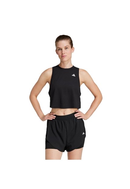 Esqueleto Entrenamiento Negro Adidas Train Essentials Boxy Workout Mujer