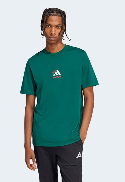 Camiseta adidas Sportswear Pizza Graphic Tee Verde