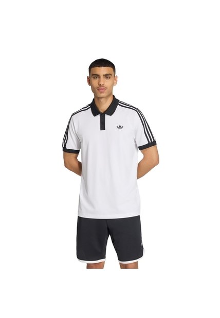 Camiseta Tenis Blanca Adidas Polo Classics Hombre