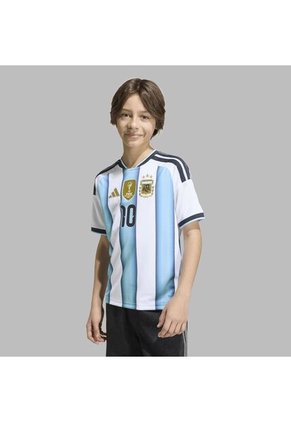 Camiseta Adidas Kids Local Selección Argentia 26 Messi - Azul