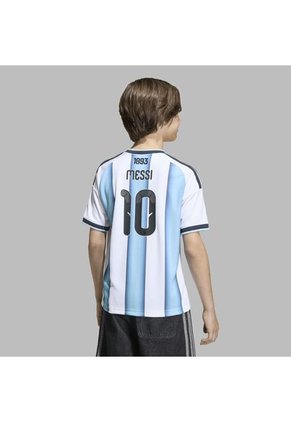 Camiseta Adidas Kids Local Selección Argentia 26 Messi - Azul