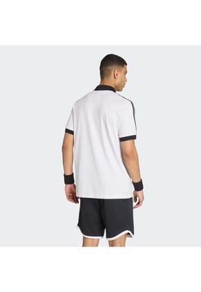 Camiseta Tenis Blanca Adidas Polo Classics Hombre