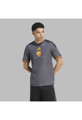 Camiseta Adidas Hombre Tercera AS Roma 26/27 - Gris - Fútbol | Uso Casual Y Entrenamiento