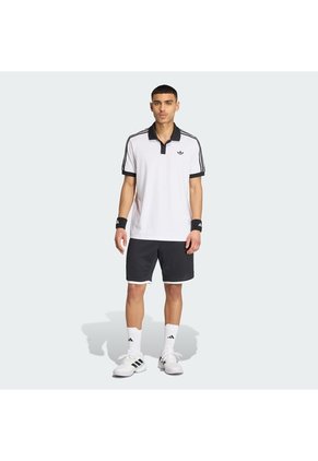 Camiseta Tenis Blanca Adidas Polo Classics Hombre