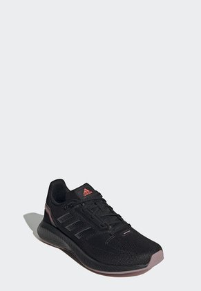 Tenis Running Negro-Coral-Lila adidas Performance Runfalcon 2.0