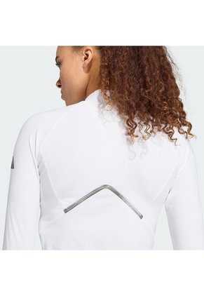 Buzo Tenis Blanco Adidas Climacool Pro Mujer